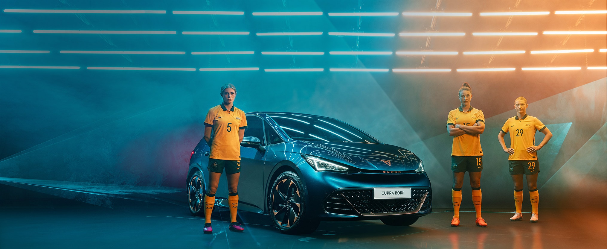 CUPRA and Football Australia partnership.