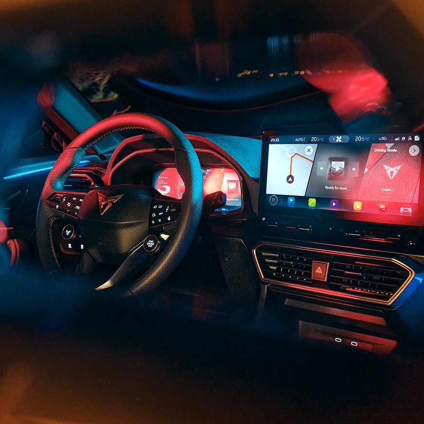 cupra formentor with 38 19 inch machined alloy wheels in sport black and copper  
