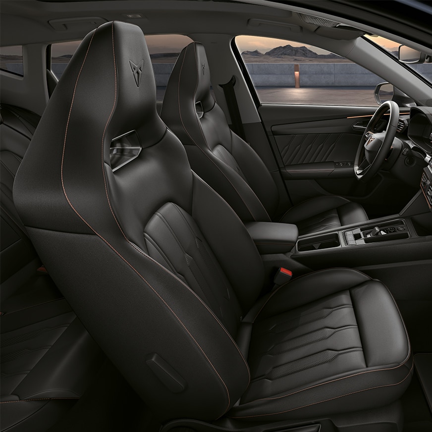 cupra formentor with 38 19 inch machined alloy wheels in sport black and copper  