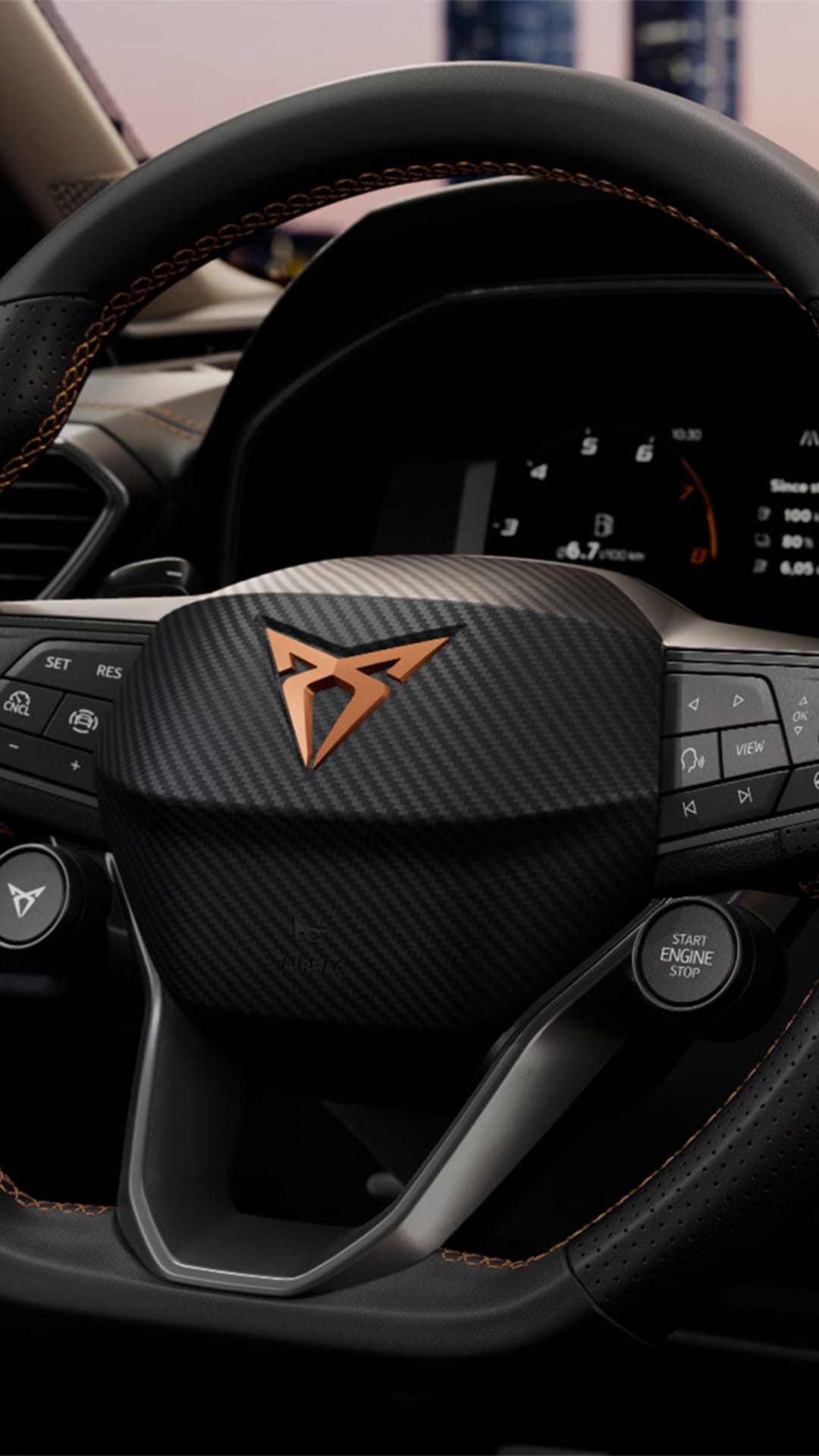new cupra leon 2024 car interior