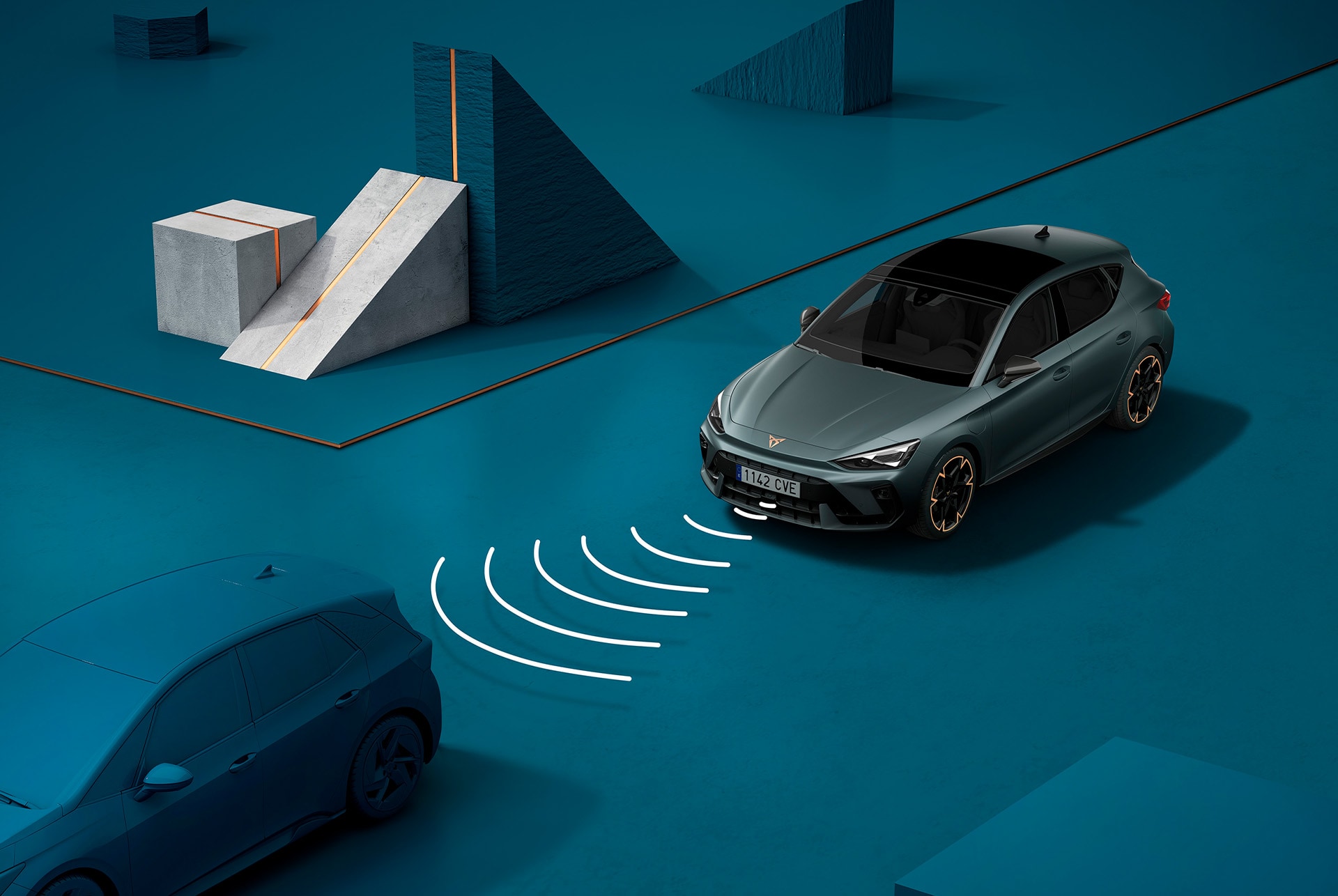 Cupra Leon Sportstourer predictive adaptative cruise control.