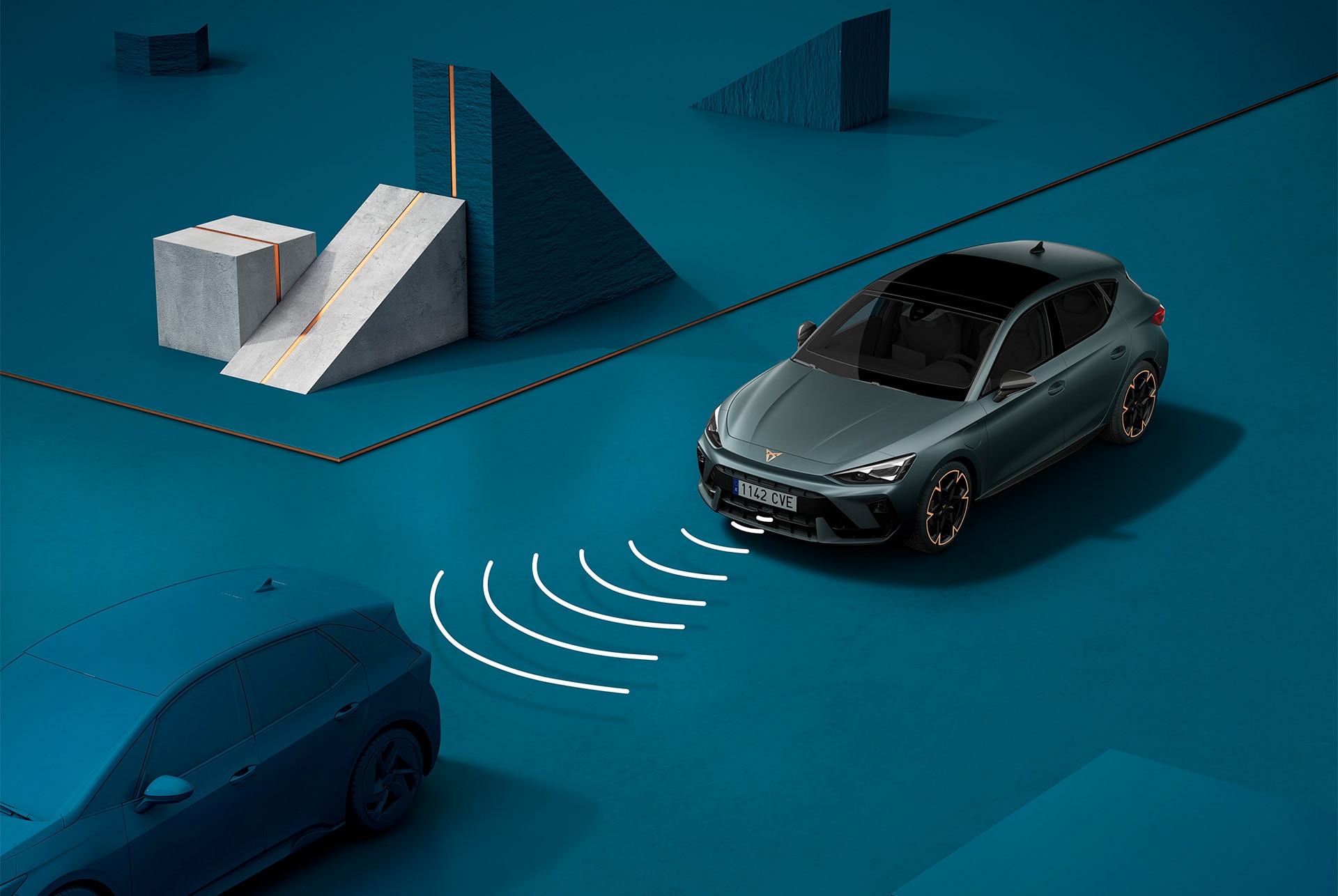 CUPRA Leon predictive adaptative cruise control