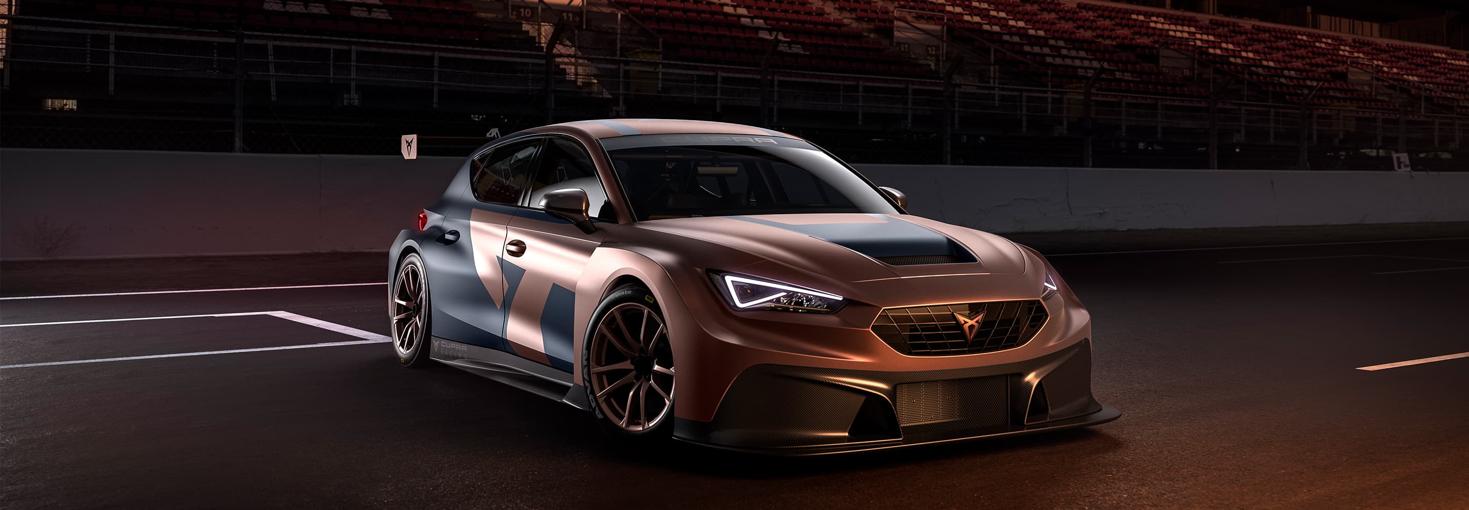 CUPRA leon competicion side view