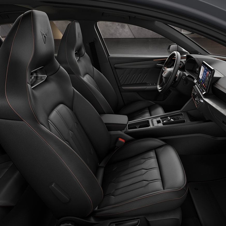 cupra formentor with 38 19 inch machined alloy wheels in sport black and copper  