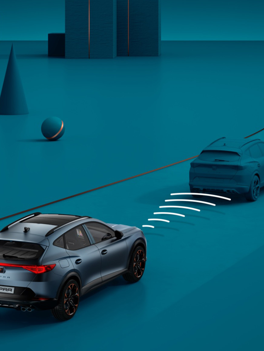 Adaptive Cruise Control detects the distance between you and vehicles on the road and then adjusts your speed.ᶜ¹